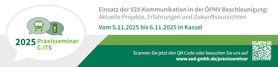 Praxisseminar: Einsatz der V2X Kommunikation in der ÖPNV-Beschleunigung